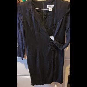 NWT BLACK VINTAGE JB WRIGHT PETITES 12P